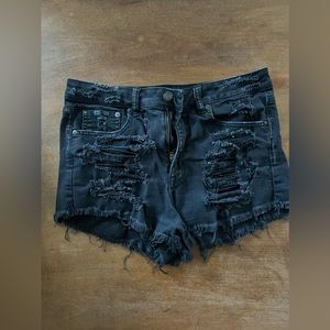 High Waisted Jeans Shorts